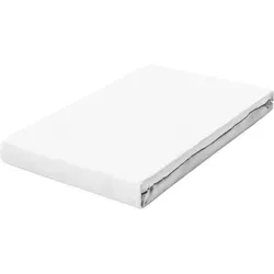 Schlafgut Spannbetttuch Frottex, Weiß 200x200 cm - Bettlaken aus hautfreundlichem Frottee mit Oeko-Tex® Zertifizierung, temperaturausgleichend und bügelleicht für höchsten Schlafkomfort.