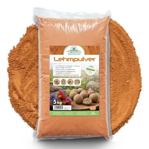 Lehmpulver 5 kg – Natur Lehm für kreative Gartenprojekte von Terra Exotica
