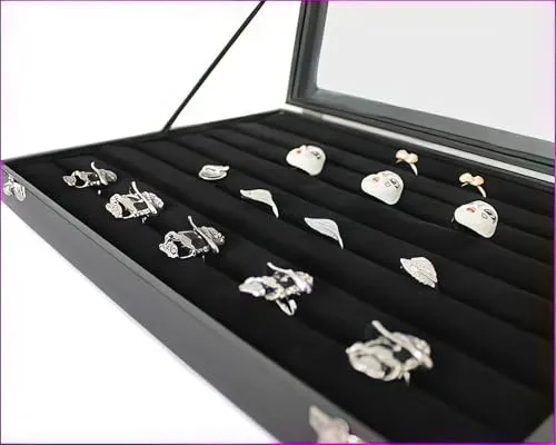 Schmuckständer & -kästen Schwarz von Yudu