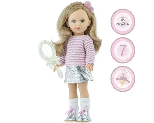 Marina & Pau Anziehpuppe Taylor 40 cm mit blonden Haaren von Marina & Pau