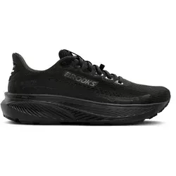 Brooks Herren Ghost 17 GTX Schuhe Größe 46.5, schwarz - Laufschuhe, wasserdicht und weich gedämpft für maximalen Komfort, perfekt für lange Läufe auf Straßen und befestigten Wegen.