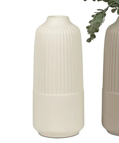 formano Dekovase Vanilla, Farbe: creme, Motiv: Relief von formano