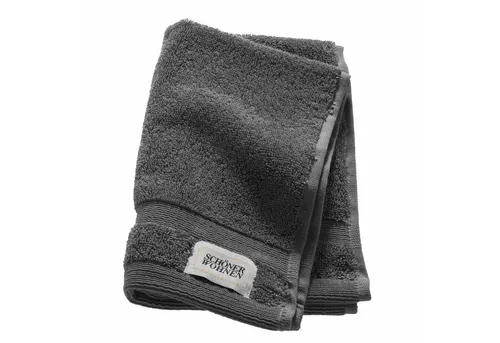 SCHÖNER WOHNEN-Kollektion Gästehandtuch CUDDLY Gästehandtuch, Baumwolle (1-St), 30 x 50 cm in Grau