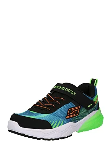 Skechers Jungen Thermoflux 2.0 Kodron Sneakers - Sneaker für Jungen, mit atmungsaktivem Textil-Obermaterial und coolem Design in Blau und Lime für optimalen Tragekomfort.