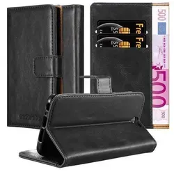 Produktbild Cadorabo Hülle für HTC ONE A9 Schutzhülle in Schwarz Handyhülle Book Tasche Case Etui Luxury