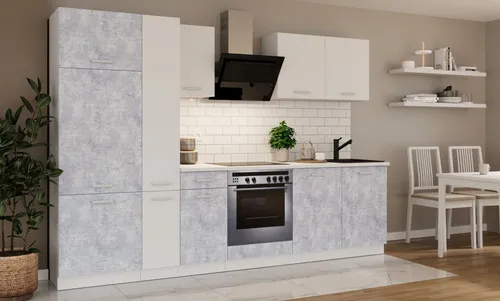 Küche Toni 290 cm Küchenzeile von Küchenpreis-Bombe