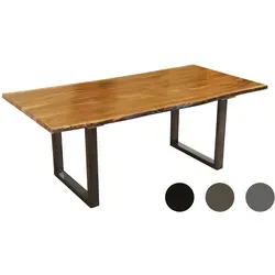 3S Frankenmöbel Esstisch Agra aus Massivholz – 140x90 cm