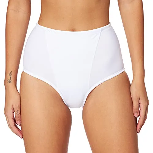 Sassa Damen 44804 Miederhose, 100 weiß, 48 - Miederpants für Damen mit Shape-Funktion und hochgezogener Taille, die eine schlanke Silhouette zaubert. Flache Nähte im Vorderteil sorgen für eine attraktive Optik.