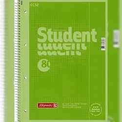 BRUNNEN Collegeblock A4 kiwi Lineatur 26 1067926152