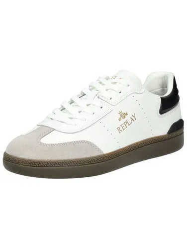 Replay Pyper Double GMSD7 C0002L Sneaker in Beige, 44 EU - Stylische Sneaker in Beige mit modischem Design, ideal für lässige Outfits und hohen Tragekomfort.