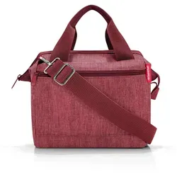 REISENTHEL® Umhängetasche allrounder cross twist maroon - Umhängetasche aus 100% recyceltem, wasserabweisendem Polyester, mit 4 Litern Volumen und durchdachtem Design für Alltag und Reisen.