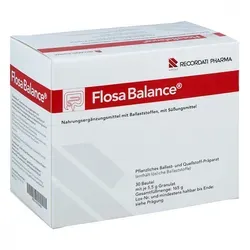 Flosa Balance Pulver Beutel - Nahrungsergänzungsmittel zur Förderung der Darmgesundheit mit indischen Flohsamen und Inulin für eine ausgewogene Darmflora und ein angenehmes Bauchgefühl.
