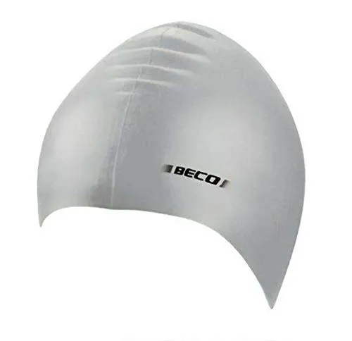 BECO Beermann GmbH & Co. KG Kinder Kappe Silikonhauben, unifarbig, grau od. Silber, One Size, 7390