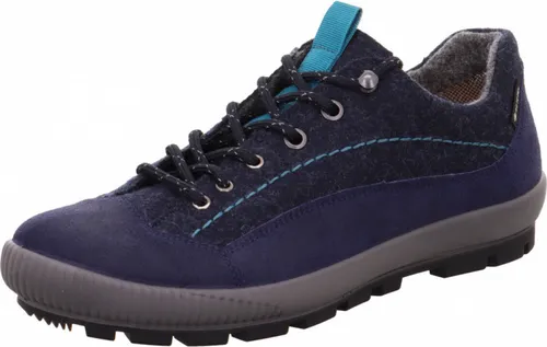 Legero Damen Schnürschuhe Sportlich Gummisohle Blau