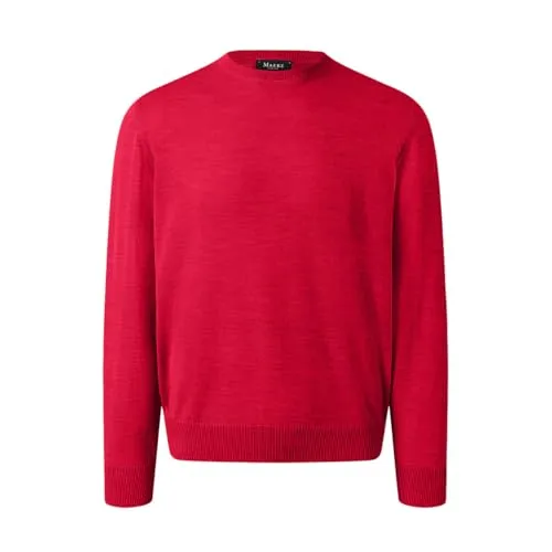 Maerz Pullover Rundhals 1/1 Arm - 58 - Eleganter Pullover für Herren mit Rundhalsausschnitt, aus hochwertiger Wolle für optimalen Komfort und Wärme.
