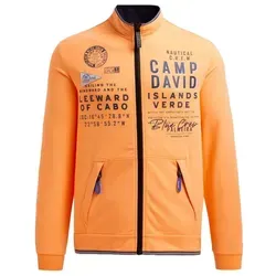 Camp David Herren Sweatjacke in blau von CAMP DAVID