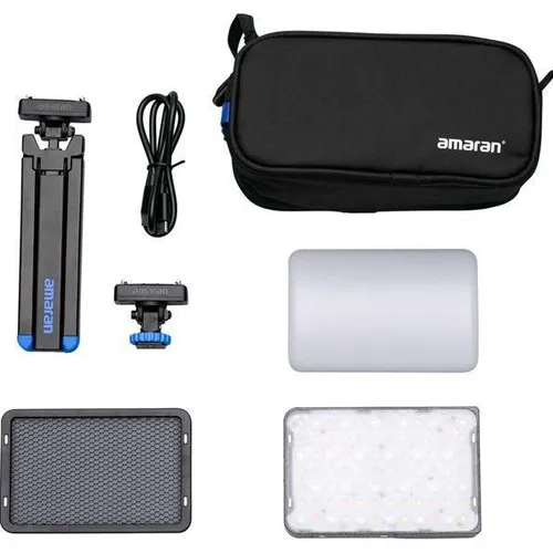 Aputure Amaran Ace 25c Silver Kit - Fotostudioausstattung mit vielseitigem LED-Licht, perfekte Farbtemperaturkontrolle und ideal für professionelle Foto- und Videoaufnahmen.