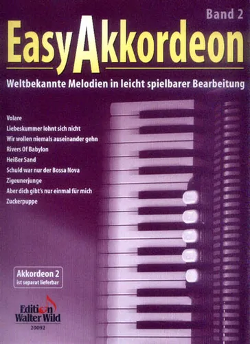 Easy Akkordeon Band 2 (1. Stimme) Noten leicht bis mittel