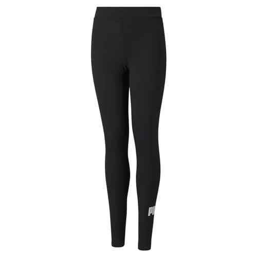 PUMA Mädchen Logo Leggings, Puma Black, 164/L von PUMA
