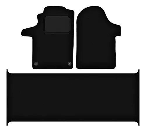 Schwarze Velours-Fußmatten für Mercedes Vito W447 (2014-)