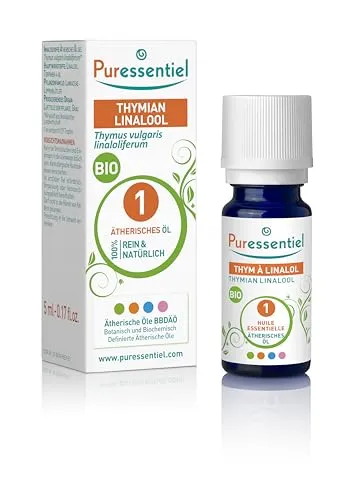 Puressentiel - Ätherisches Öl Linalool Thymian BIO 5 ml - BBDÄÖ - 100% rein und natürlich