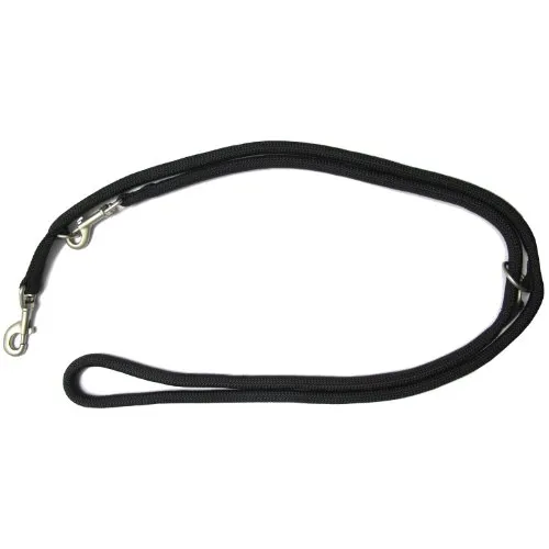 Wolters Führleine K2 schwarz 200 cm x 13 mm - Hundeleinen, strapazierfähig und ideal für sicheres Spazierengehen mit Ihrem Hund.