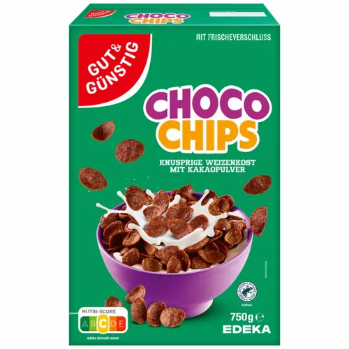 Gut&Günstig Choco Chips 750g Packung