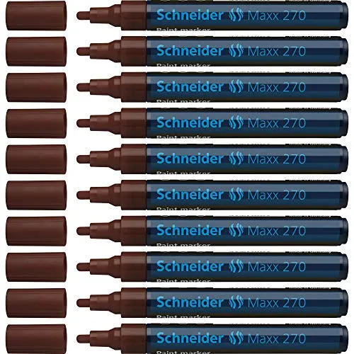 Schneider Maxx 270 Paint-Marker 10er Packung braun
