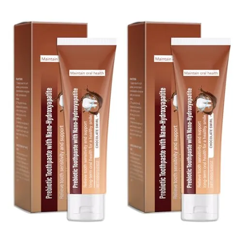 Stück Hydroxyapatite Toothpaste Zahnpasta Hydroxylapatit Zahnpasta mit Hydroxylapatit Hydroxylapatit Zahnpasta Ohne Fluorid Zahnpasta zur Zahnschmelzreparatur Nano-Hydroxylapatit-Zahnpasta Frischer 2