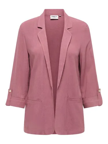 ONLY Female Blazer ONLSIESTA – Leinen Blazer für jeden Anlass - Stylischer, locker geschnittener Blazer aus 80% Viskose und 20% Leinen. Ideal für ein elegantes Outfit im Büro oder in der Freizeit.