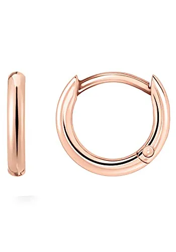 Thomas Sabo Einzel Creole Classic roségold vergoldetes Silber CR660-415-40 - Ohrringe für Damen aus 925er Sterlingsilber, perfekt kombinierbar mit Schmuckstücken von Thomas Sabo – ein stilvolles Geschenk für besondere Anlässe.
