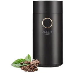 Adler AD 4446bg Elektrische Kaffeemühle - Kaffeemühle mit 150 W Leistung und Aromaschutzdeckel, ideal für frischen Kaffeegenuss und vielseitig einsetzbar für Gewürze.