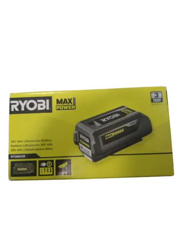 Ryobi RY36BC17A-120 - leistungsstarke Starterbatterie - Elektrowerkzeug-Akkus, 36 V Lithium-Ionen Technologie für zuverlässige Energieversorgung und lange Laufzeiten.