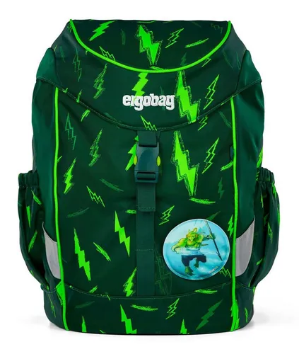 ergobag mini Kunderrucksack Bärtastisch - Ergonomischer Kindergartenrucksack, hergestellt aus recycelten PET-Flaschen, wasserabweisend und mit atmungsaktiver Rückseite für optimalen Tragekomfort.