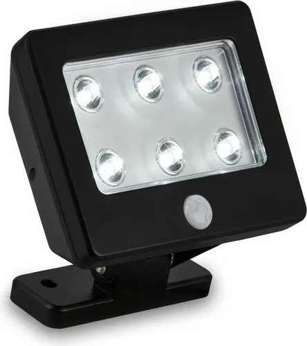 Briloner LED-Außenleuchte Kollig Schwarz 6-flammig mit Bewegungsmelder