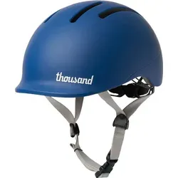 Thousand Jr. Kleinkinderhelm XXS 45-49 cm – Bravo Blue - Sicherer Fahrradhelm für Kleinkinder ab 1 Jahr. Mit individuell anpassbarem Fit-System und reflektierenden Aufklebern für kreative Gestaltung. Ideal für Abenteuer und Alltag.