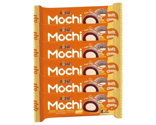 Royal Family Kuchen, Royal Family Mochi Maple Pancake Snack Riegel Soft Chewy 40g 6er Pack