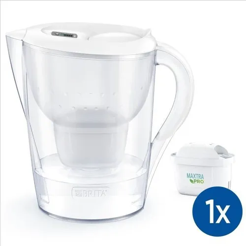 Brita Marella XL Wasserfilterkanne in silber von BRITA