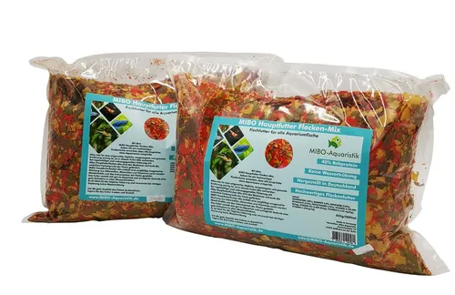  MIBO Aquarium Flockenfutter Mix 10.000ml/1.700g  Fischfutter 1,89 €/L