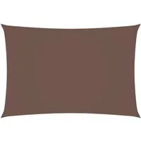 vidaXL Sonnensegel Oxford-Gewebe 2,5x4,5 m Rechteckig Braun in braun von vidaXL