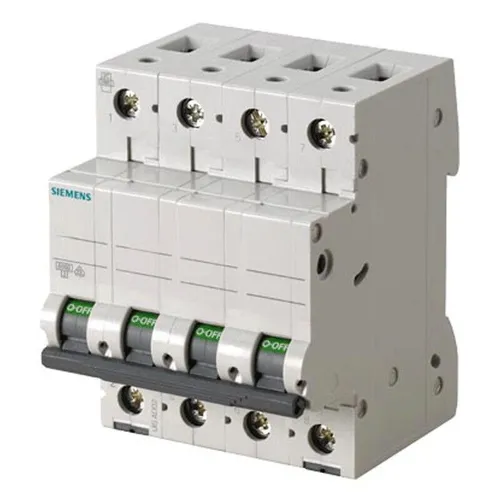 Produktbild MCB Siemens 4P 16A 6kA Tip C 4 Module 5SL64167BB