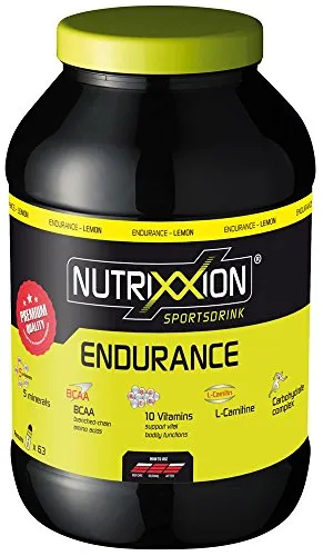NUTRIXXION® | High Energy Drink Endurance, Energie Drink für Sportler, mit BCAA, Vitaminen & Mineralien, Lemon | 2200g