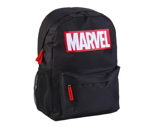 MARVEL Schulrucksack MARVEL LOGO Rucksack schwarz