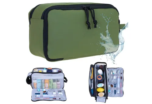 ELEPHANT Kulturbeutel Travel Hydro Washbag - Kulturbeutel für Herren und Damen, wasserabweisend und ideal für Reisen, Sauna und Sport. Mit 3 Hauptfächern und praktischen Gummi Fixierungen für optimale Übersicht.
