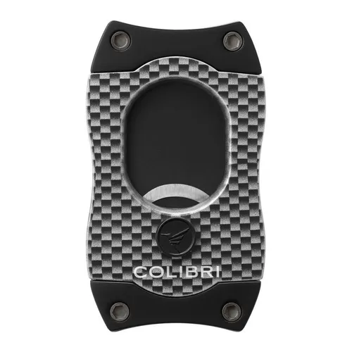 Colibri Zigarrenschneider (S-Cut II) Carbondesign silber