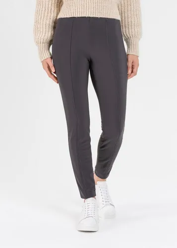 Stehmann Leggings mit elastischem Bund grau 34 - Stoffhosen für Damen, ideal für einen bequemen und stilvollen Look mit elastischem Bund für optimalen Sitz.