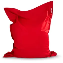Green Bean Sitzsack XL in Rot - Sitzsack XL: Robuster, nachfüllbarer Sitzsack (120 x 160 cm) mit ergonomischer EPS-Perlen-Füllung für optimalen Sitzkomfort, ideal für drinnen und draußen.