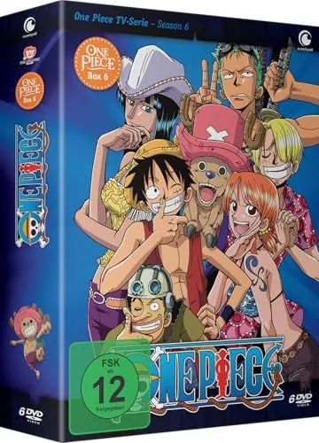 One Piece - TV Serie - Vol.6 - [DVD] Relaunch - Abenteuerliche Anime-Serie, freigegeben ab 12 Jahren, perfekt für Fans von spannenden Piratengeschichten.