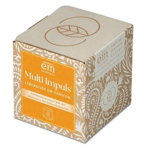 Fischer's EM-Chiemgau Fermentgetränk Tropfen, lebendiges EM-Tonicum mit effektiven Mikroorganismen für das allgemeine Wohlergehen à 500 ml, Bio-Qualität