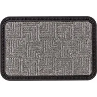 Astra Fußmatte Border Star 40 x 60 cm Silber in silber von Astra